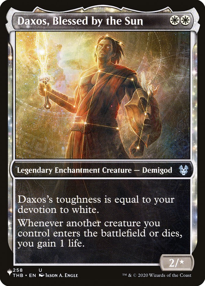 Daxos, Blessed by the Sun [The List]