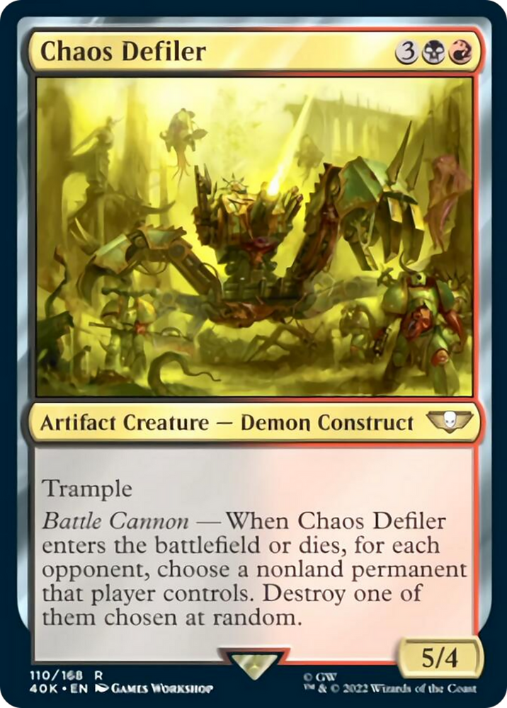 Chaos Defiler (Surge Foil) [Universes Beyond: Warhammer 40,000]