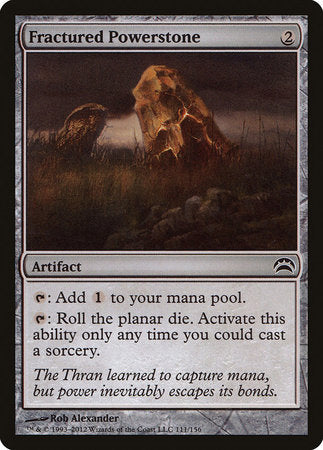 Fractured Powerstone [Planechase 2012]