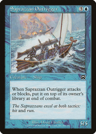 Saprazzan Outrigger [Mercadian Masques]