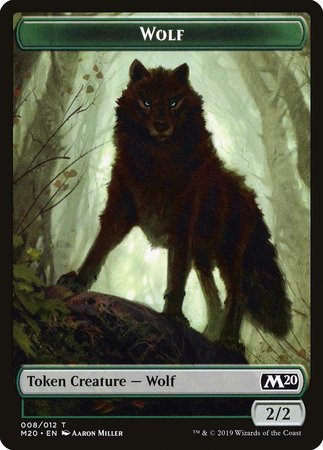 Wolf Token [Core Set 2020 Tokens]