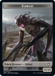 Servo // Eldrazi Double-Sided Token [The Brothers' War Commander Tokens]