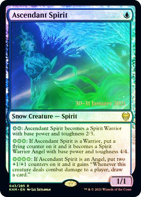 Ascendant Spirit  [Kaldheim Prerelease Promos]