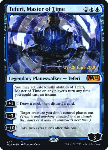 Teferi, Master of Time [Core Set 2021 Prerelease Promos]