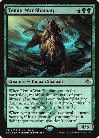 Temur War Shaman [Fate Reforged Promos]