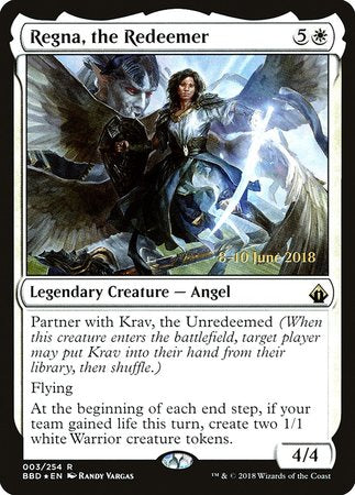 Regna, the Redeemer [Battlebond Promos]