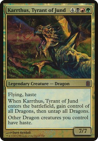 Karrthus, Tyrant of Jund (Commander's Arsenal) [Commander's Arsenal Oversized]