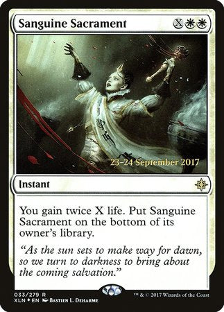 Sanguine Sacrament [Ixalan Promos]