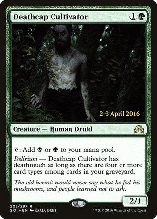 Deathcap Cultivator [Shadows over Innistrad Promos]