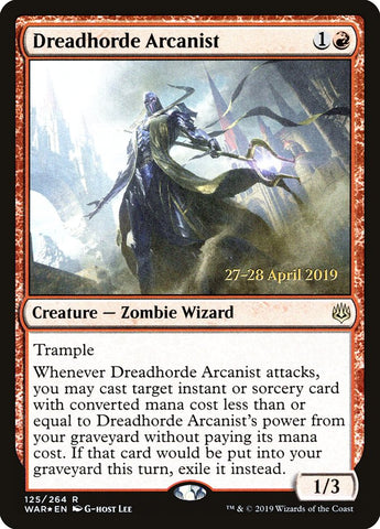 Dreadhorde Arcanist  [War of the Spark Prerelease Promos]