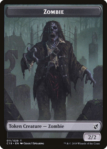 Zombie (011/029) [Commander 2019 Tokens]