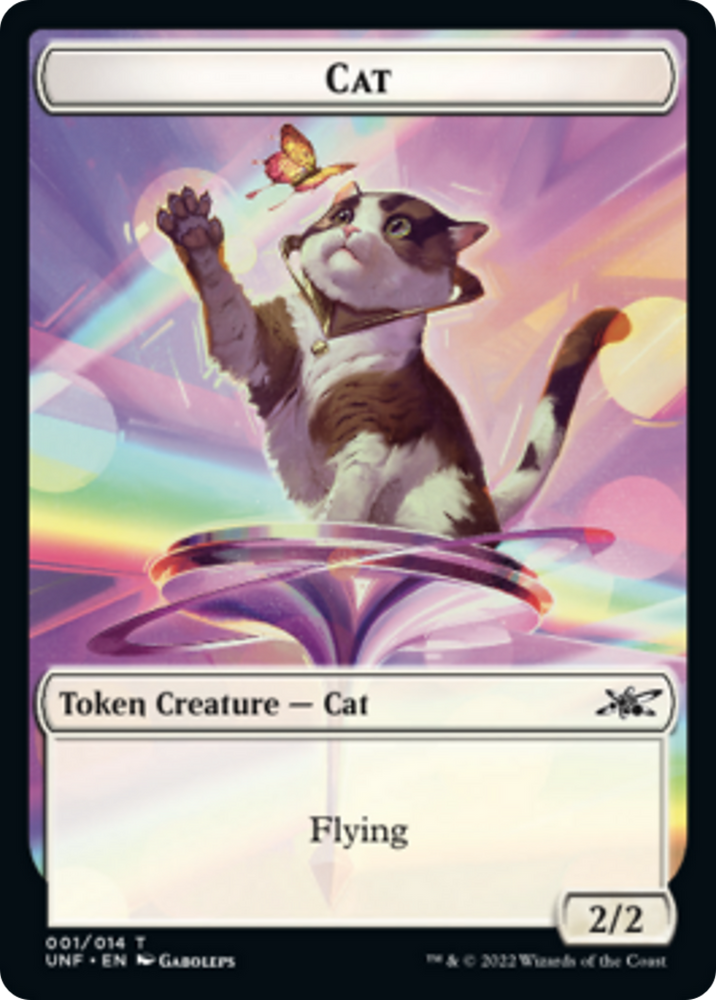 Cat // Treasure (12) Double-sided Token [Unfinity Tokens]