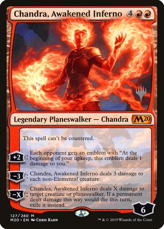 Chandra, Awakened Inferno [Core Set 2020 Promos]