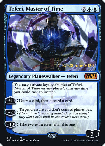 Teferi, Master of Time [Core Set 2021 Prerelease Promos]