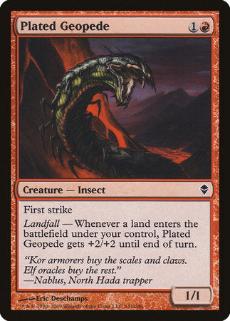 Plated Geopede [Zendikar]