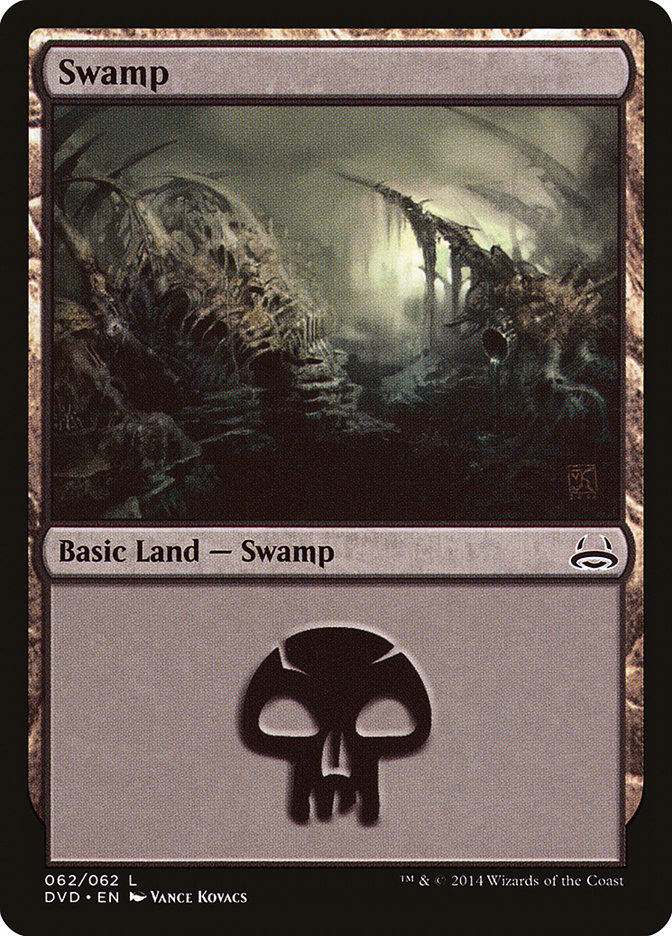 Swamp (62) (Divine vs. Demonic) [Duel Decks Anthology]