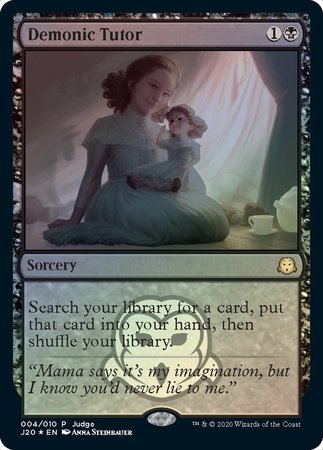 Demonic Tutor (J20) [Judge Gift Cards 2020]